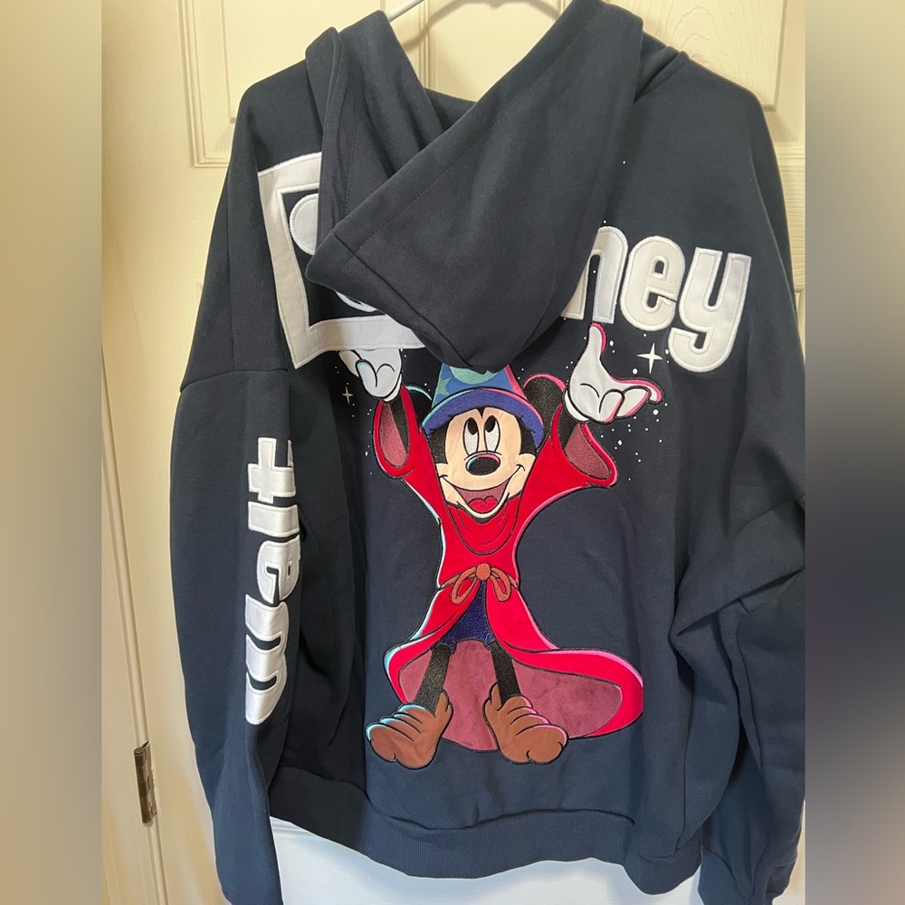 Disney Men's Dark Blue Sorcerer Mickey Sweater